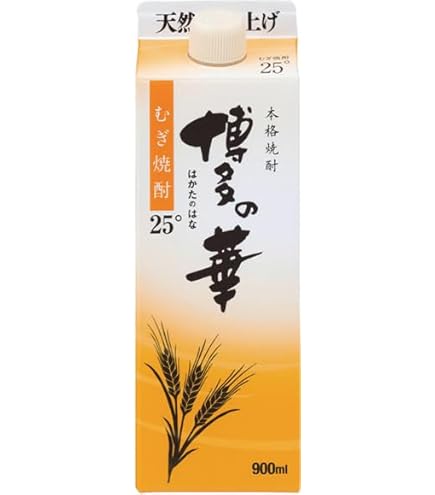 Amazon.co.jp: 乙 博多の華 麦25°パック／福徳長 1.8L × 6本 : 食品